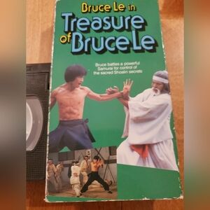 BRUCE LE TREASURE OF BRUCE LEE KUNG FU - VHS TAPE MOVIE